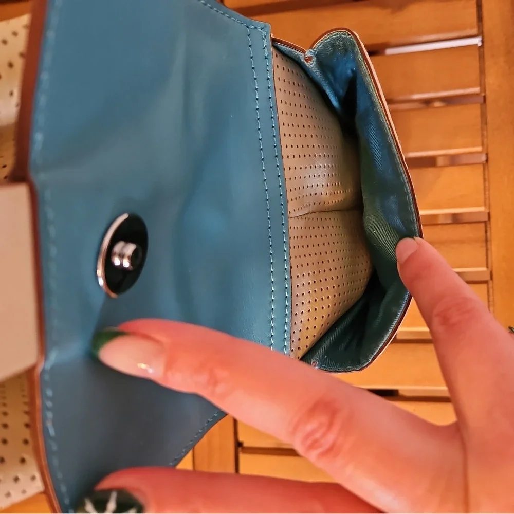 LEVENGER Perforated Leather‎ Ivory Large Hobo Bag